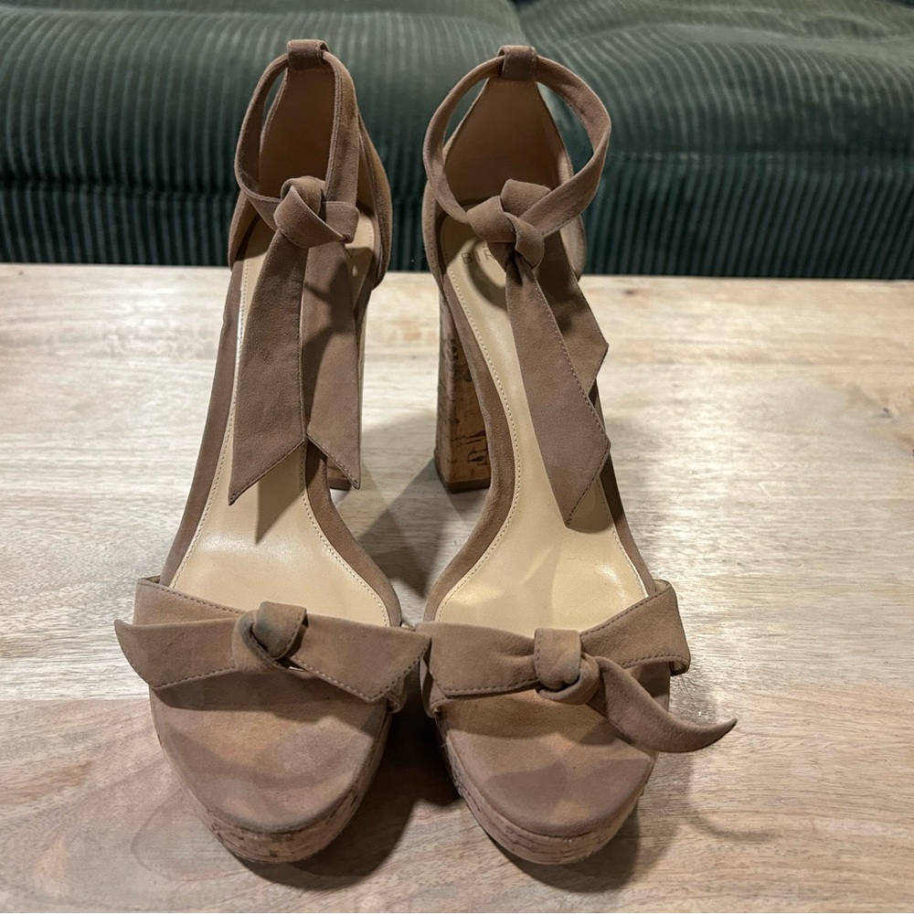 Alexandre Birman Suede Heels | Tan | Women's 39/9